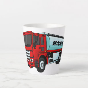 Cartoon für Tankwagen Milchtasse