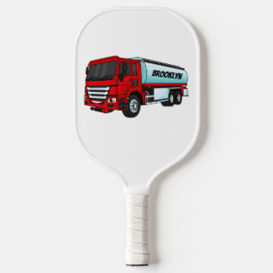 Cartoon für Tankwagen Pickleball Schläger