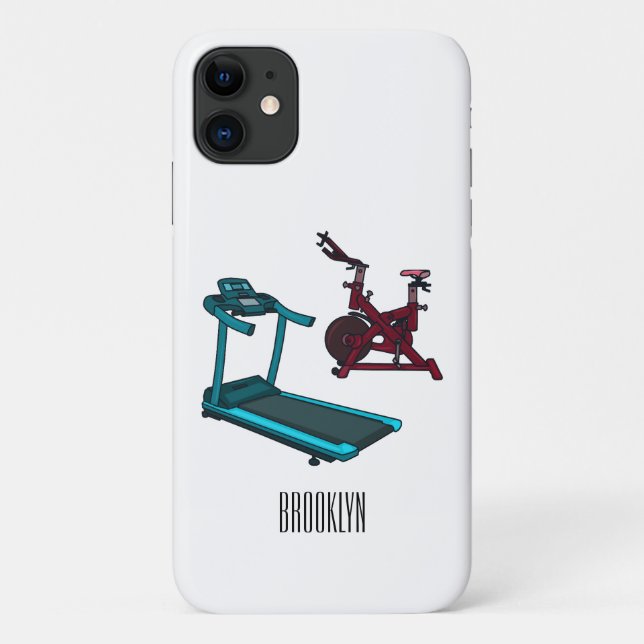 Cartoon für Treadmill und Spinnerbike Case-Mate iPhone Hülle (Rückseite)