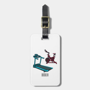 Cartoon für Treadmill und Spinnerbike Gepäckanhänger
