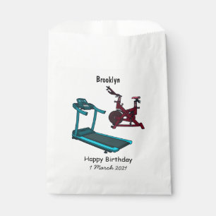 Cartoon für Treadmill und Spinnerbike Geschenktütchen