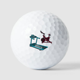 Cartoon für Treadmill und Spinnerbike Golfball