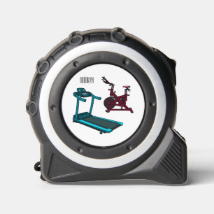 Cartoon für Treadmill und Spinnerbike Maßband