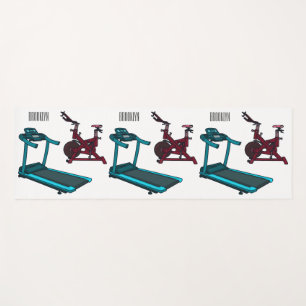 Cartoon für Treadmill und Spinnerbike Yogamatte
