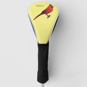 Cartoon für Vogelarten im nördlichen Kardinal Golf Headcover