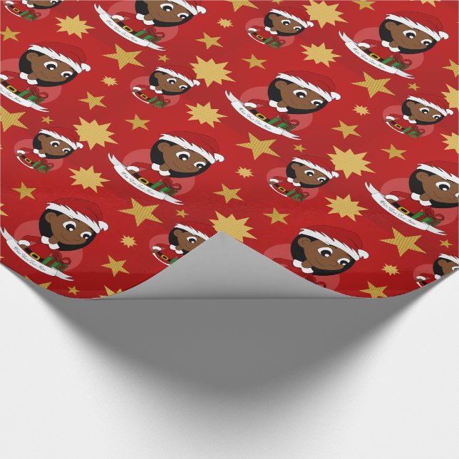 Cartoon für Weihnachten Geschenkpapier (Ecke)