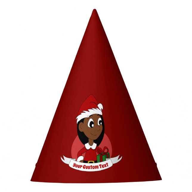 Cartoon für Weihnachten Partyhütchen (Vorderseite)