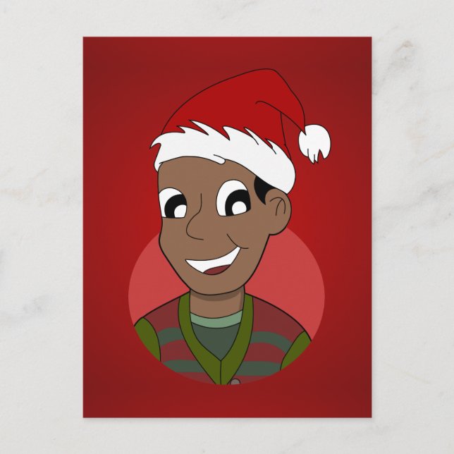 Cartoon für Weihnachten Typ (Vorderseite)