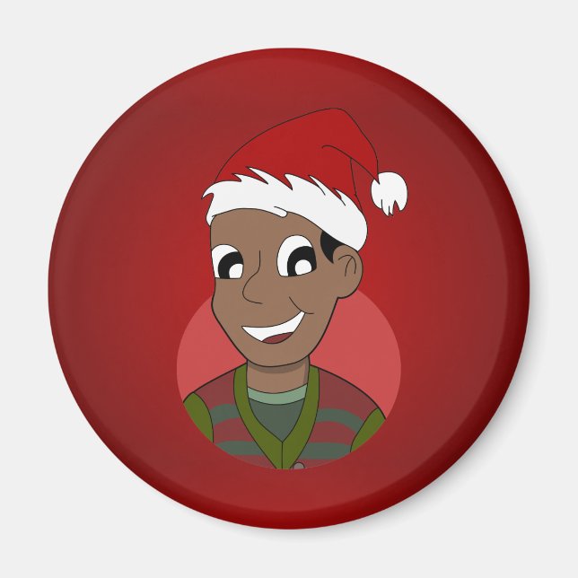 Cartoon für Weihnachten Typ Magnet (Vorne)