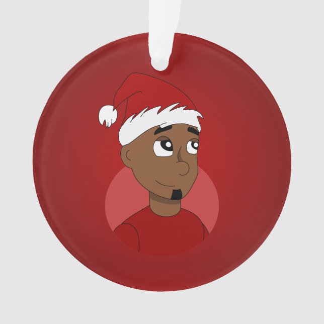 Cartoon für Weihnachten Typ Ornament (Vorderseite)
