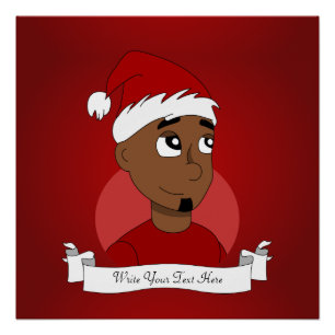 Cartoon für Weihnachten Typ Poster