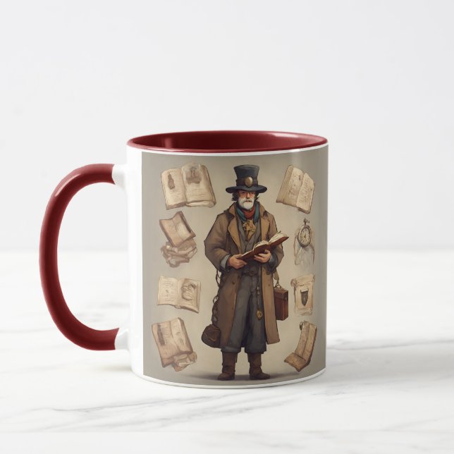 Cartoon für Zeitreisen Tasse (Links)