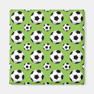Cartoon‑Fußball‑Muster Magnet