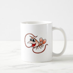 Cartoon-Garnele Kaffeetasse