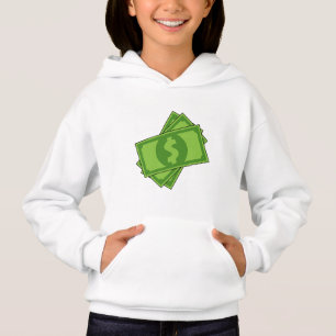 Cartoon-Geld-Dollar-Scheine Hoodie