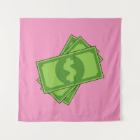 Cartoon-Geld-Dollar-Scheine