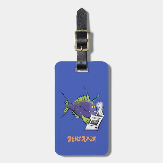 Cartoon Gepäckanhänger (Vorderseite vertikal)