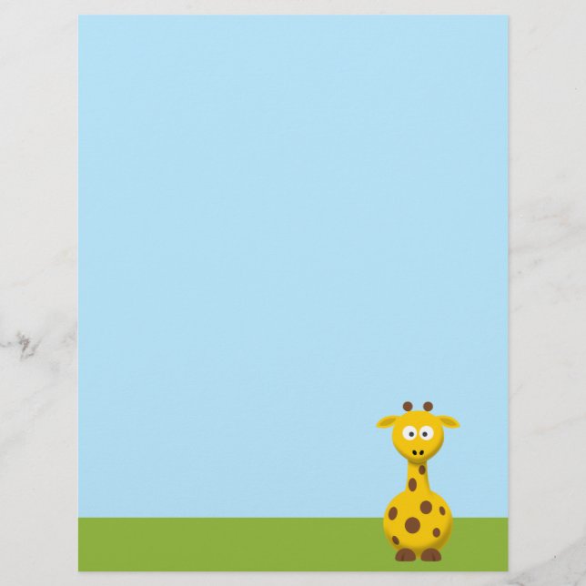 Cartoon Giraffe (Vorderseite)
