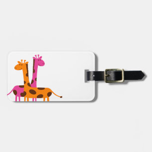 Cartoon Giraffe Gepäckanhänger
