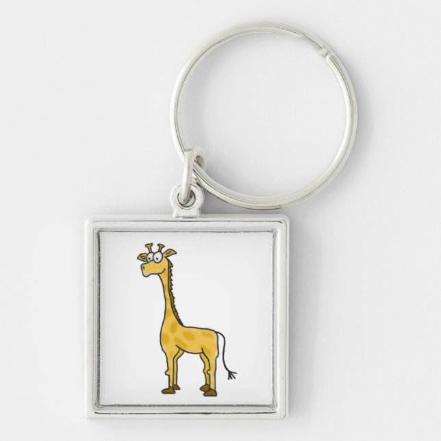 Cartoon Giraffe Schlüsselanhänger (Vorne)