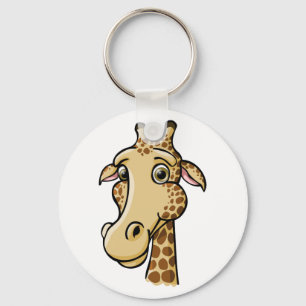 Cartoon-Giraffe Schlüsselanhänger