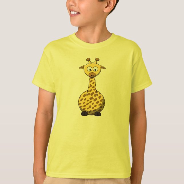 Cartoon Giraffe T-Shirt (Vorderseite)