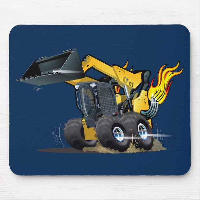 Cartoon-Gleitlenker Mousepad (Vorne)