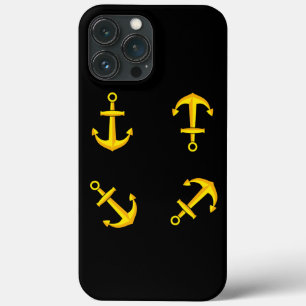 Cartoon Golden Boat Anchor Set Case-Mate iPhone Hülle