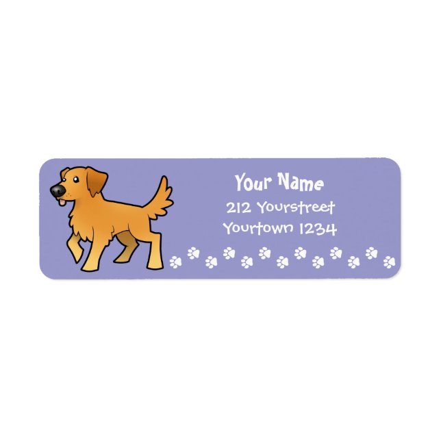 Cartoon Golden Retriever (Vorne)