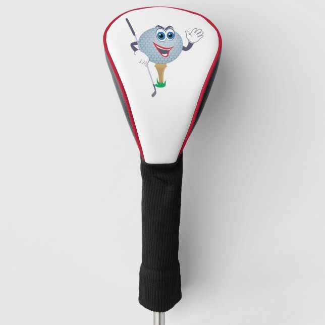 Cartoon Golf Ball Headcover (Vorderseite)