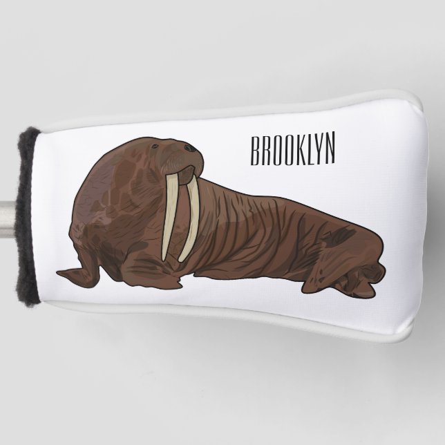 Cartoon Golf Headcover (Vorderseite)
