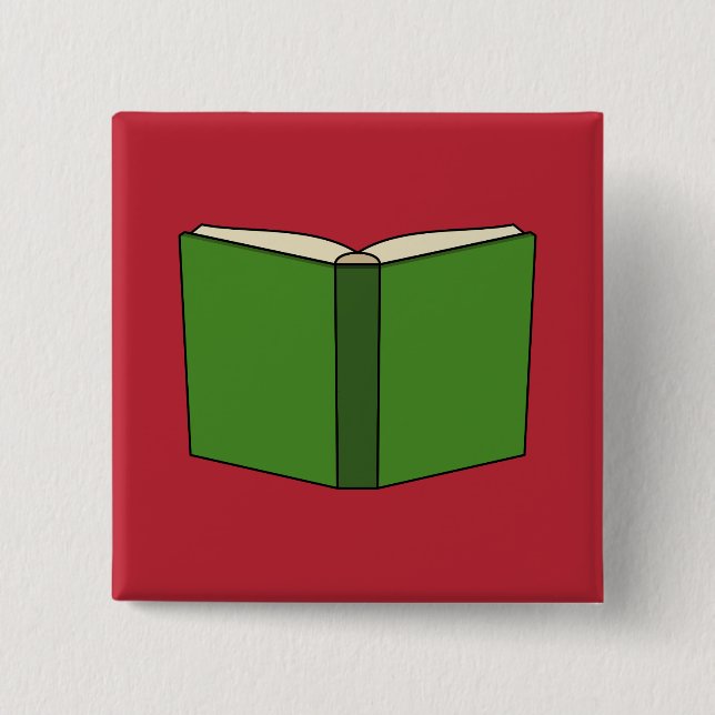 Cartoon Green Book Button (Vorderseite)