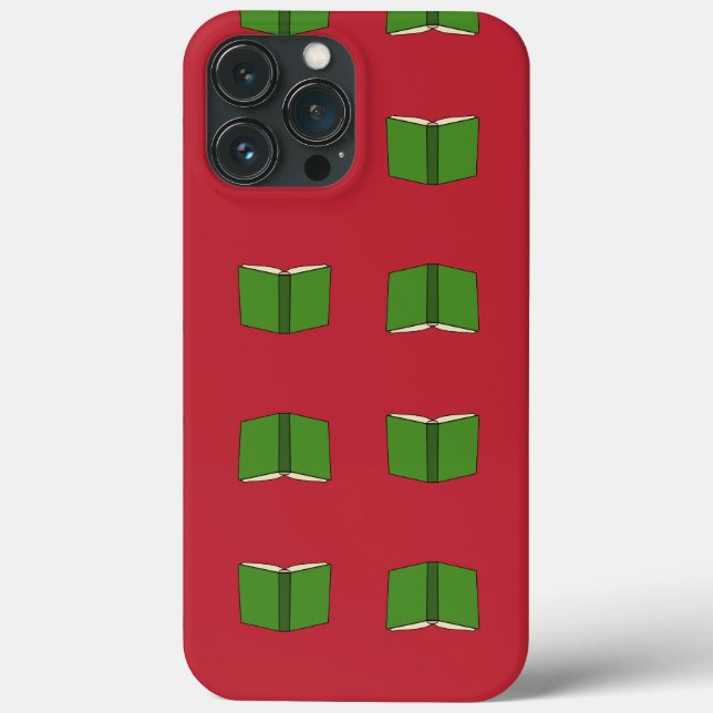 Cartoon Green Book Case-Mate iPhone Hülle (Rückseite)