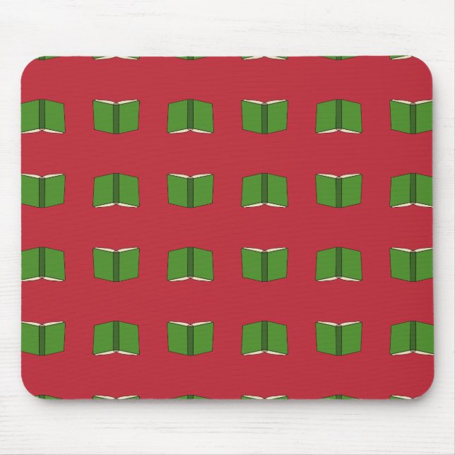 Cartoon Green Book Mousepad (Vorne)