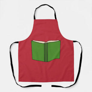 Cartoon Green Book Schürze