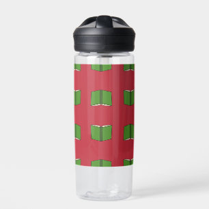 Cartoon Green Book Trinkflasche
