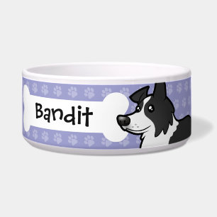 Cartoon-Grenzcollie Napf