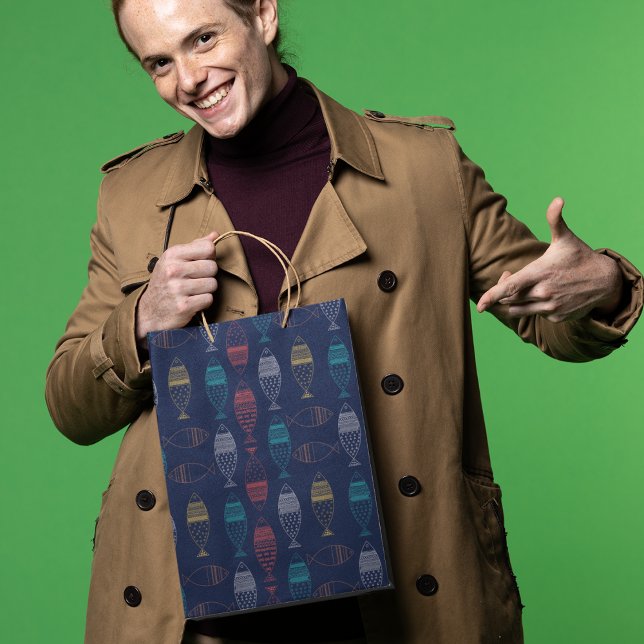 Cartoon Große Geschenktüte (gift bag, birthday surprise gift bag, teddy bear gift bag, wine gift bag, travel bag, use and throw )