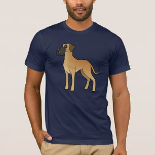 Cartoon-großer Däne T-Shirt