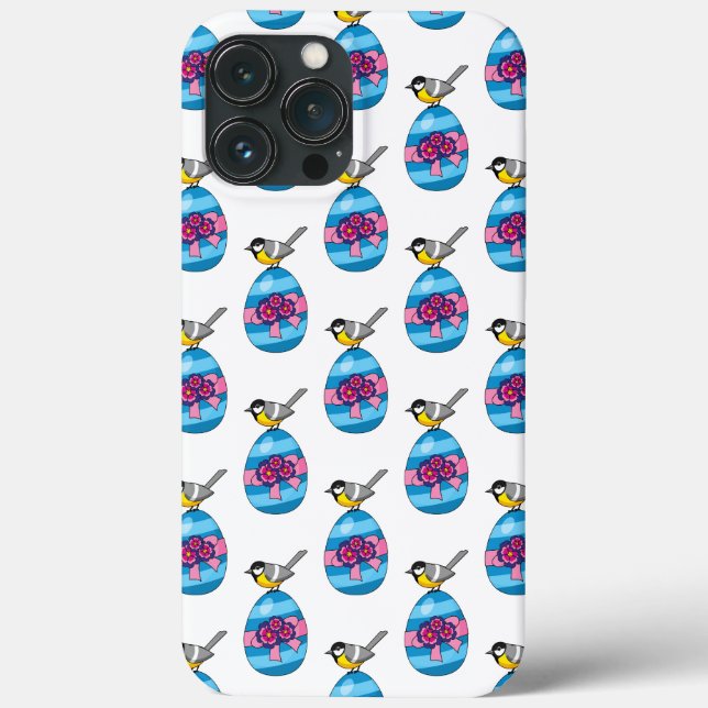 Cartoon Großes Tit mit Ostereier Case-Mate iPhone Hülle (Rückseite)