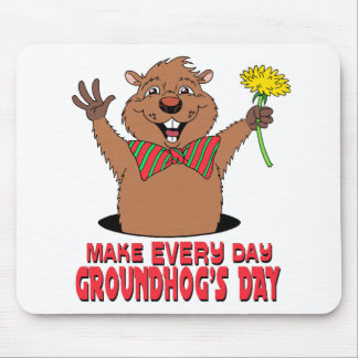 Cartoon Groundhog Mousepad
