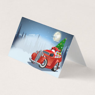Cartoon Gruß Weihnachtskarte