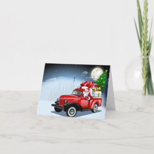 Cartoon Gruß Weihnachtskarte Feiertagskarte