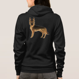 Cartoon GSD Niedlicher Hund Hoodie