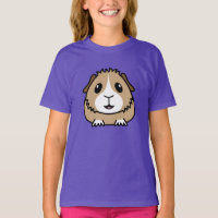 Cartoon Guinea Schweinefleisch T - Shirt