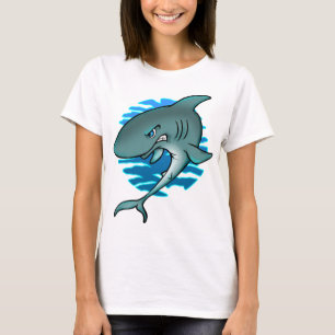 Cartoon-Haifisch T-Shirt