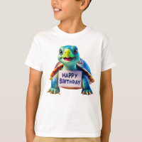 Cartoon Happy Birthday Niedlich Schildkröte Illust