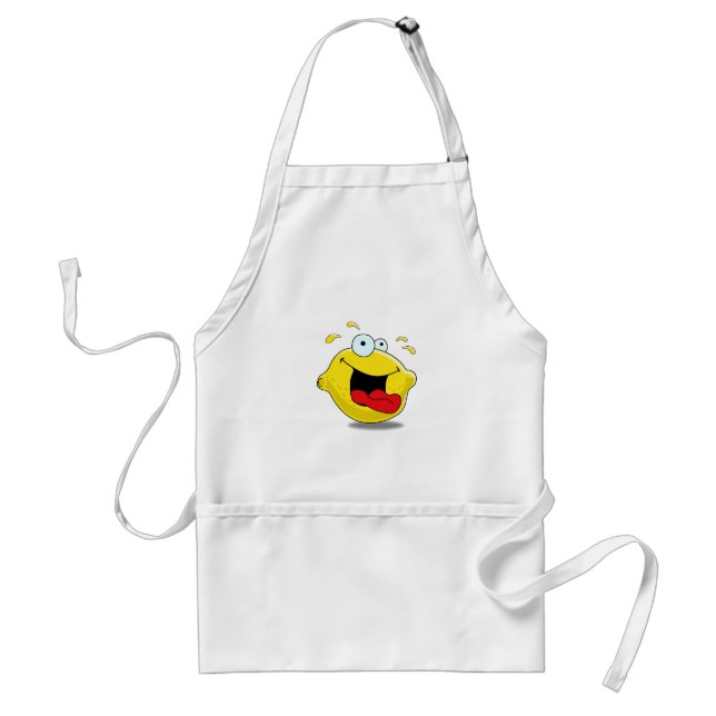 Cartoon Happy Lemon Schürze (Vorne)