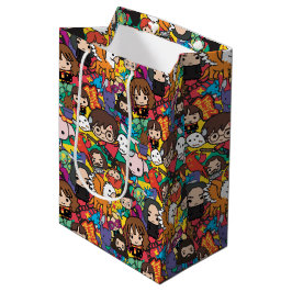 Cartoon Harry Potter Character Toss Pattern Mittlere Geschenktüte