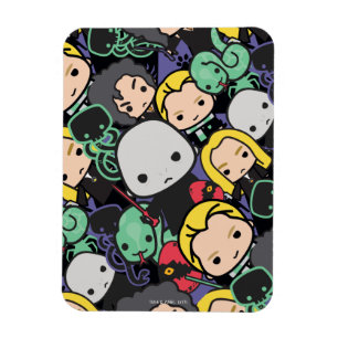 Cartoon Harry Potter Todeesseaters Toss Pattern Magnet